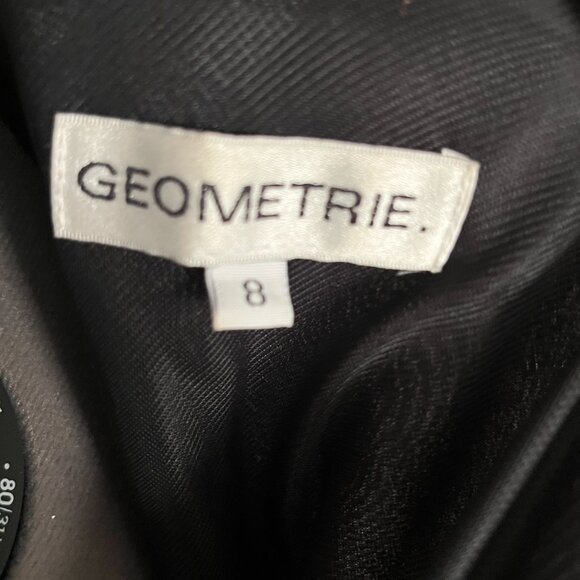 VTG 90's Geometrie Sz 8 Metallic Brown T Back Slinky Maxi Dress - Picture 9 of 9